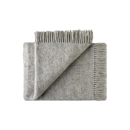 Silkeborg Uldspinderi Season Ullpläd 130x200 cm, Medium Grey
