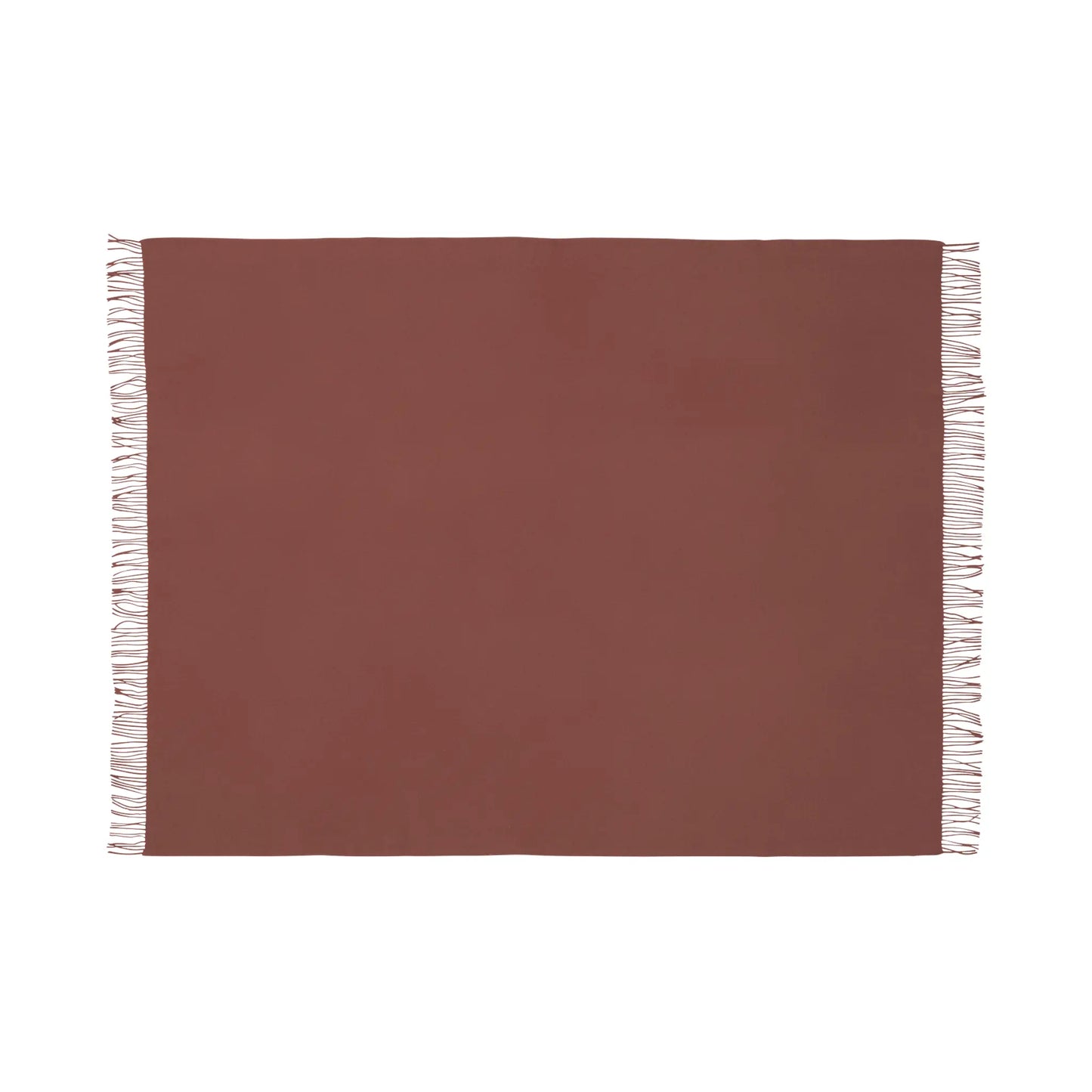 Silkeborg Uldspinderi Season Ullpläd 130x200 cm, Rosewood