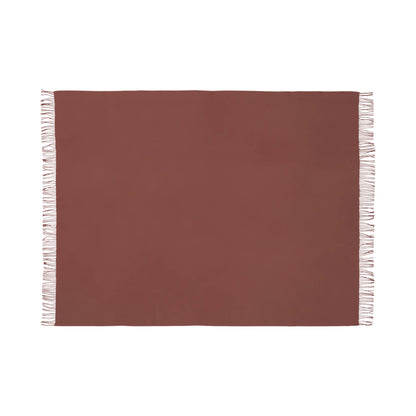 Silkeborg Uldspinderi Season Ullpläd 130x200 cm, Rosewood