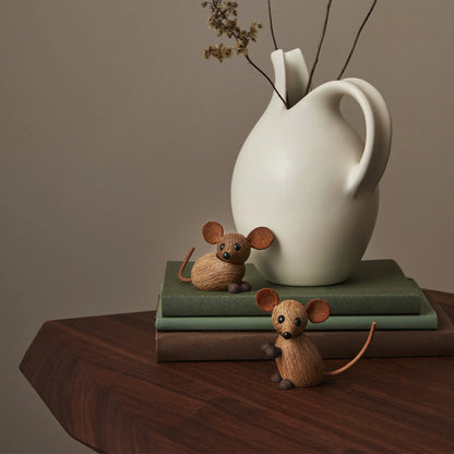 Spring Copenhagen The Country Mouse Trädekoration 4,5 cm, Ek