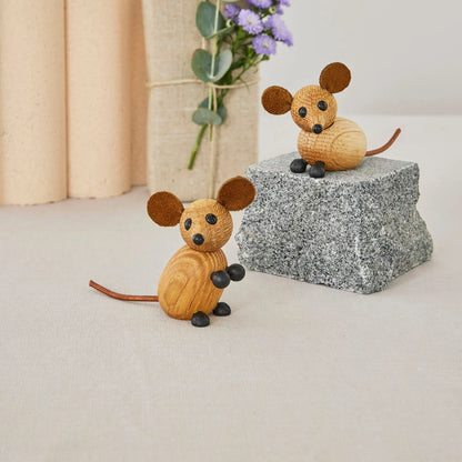 Spring Copenhagen The City Mouse Trädekoration 6,7 cm, Ek