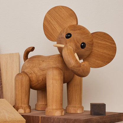 Spring Copenhagen Tembo Elefant Trädekoration 41 cm, Ek