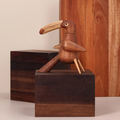 Spring Copenhagen The Pepper Bird S Trädekoration 9 cm, Mahogny