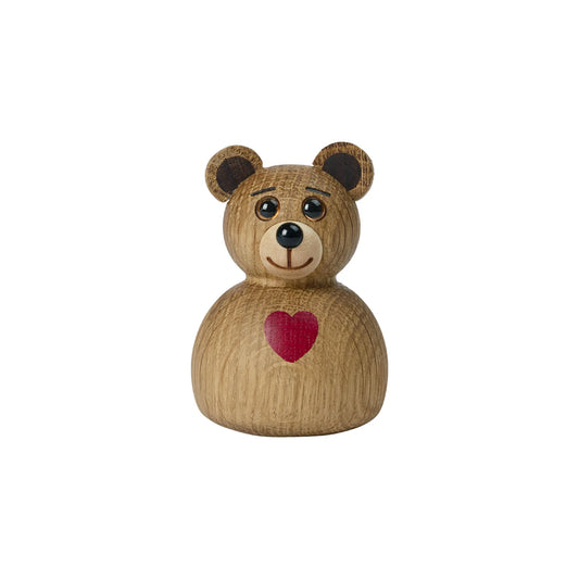 Spring Copenhagen Mini Teddy Teddybjörn Trädekoration 7 cm, Ek