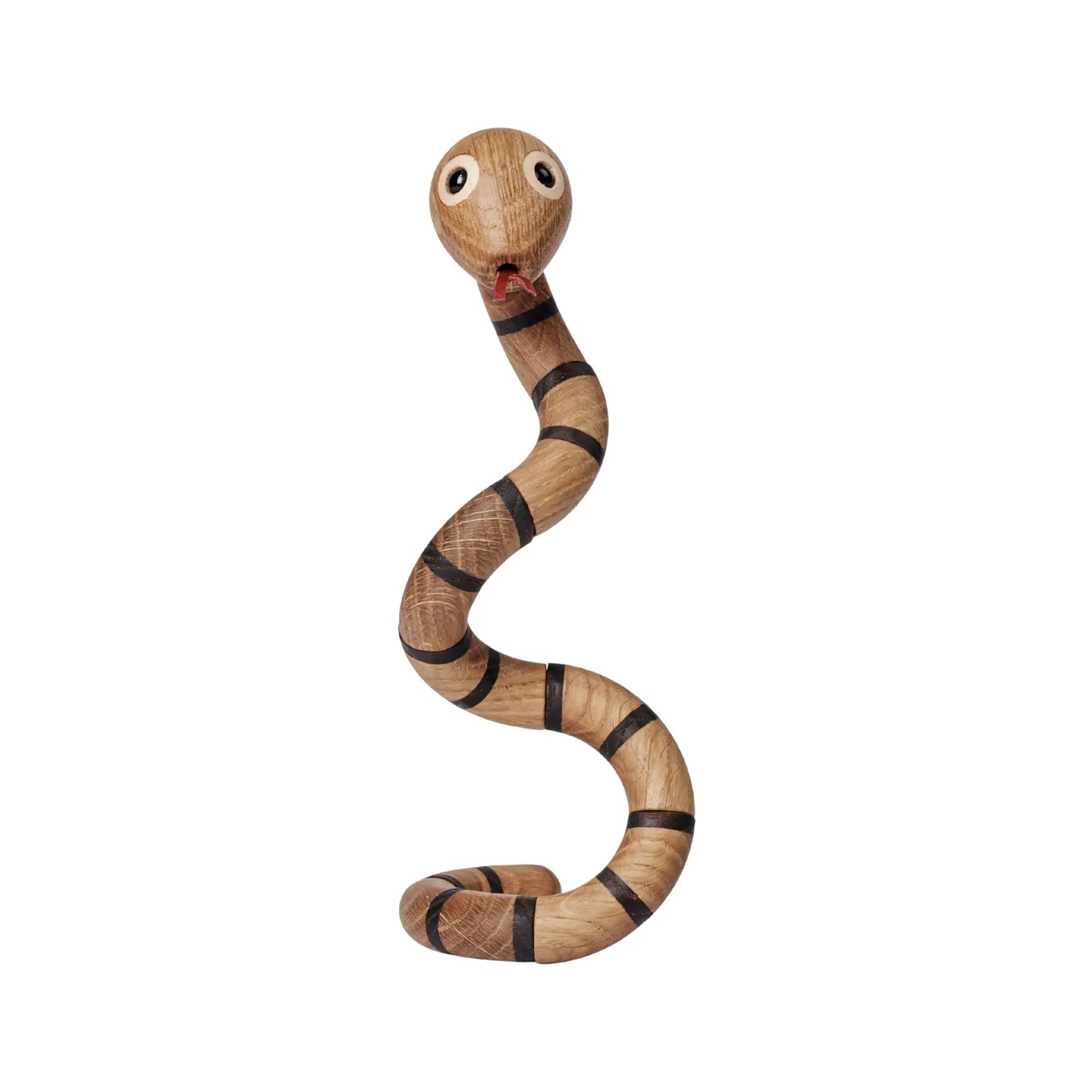 Spring Copenhagen The Snake Orm Trädekoration 6,6 cm, Ek