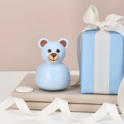 Spring Copenhagen Blue Teddybjörn Trädekoration 9 cm, Blå