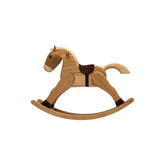 Spring Copenhagen The Rocking Horse Trädekoration 13,5 cm, Ek