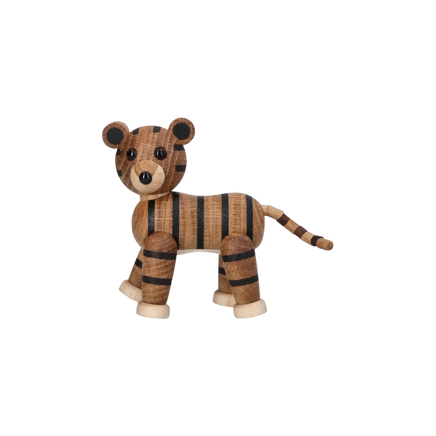 Spring Copenhagen Shiva Tiger Trädekoration 12 cm, Ek