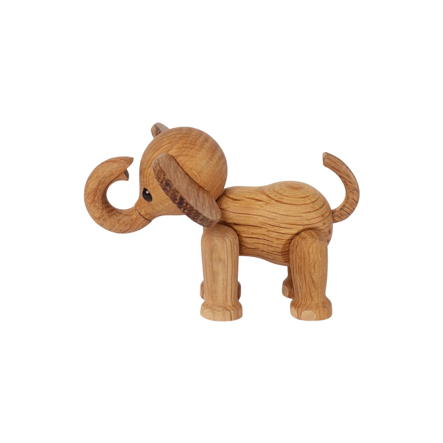 Spring Copenhagen Ella Elefant Baby Trädekoration 9 cm, Ek/Lönn