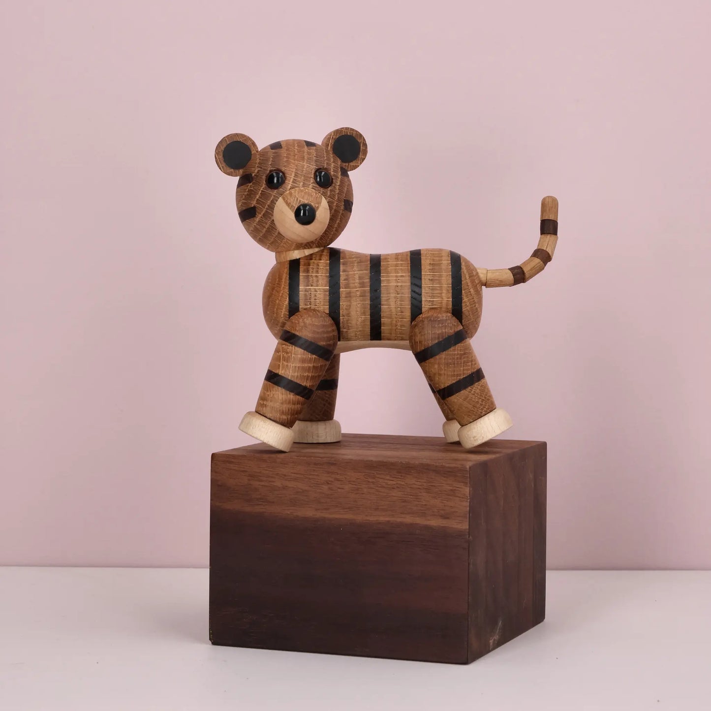 Spring Copenhagen Shiva Tiger Trädekoration 12 cm, Ek