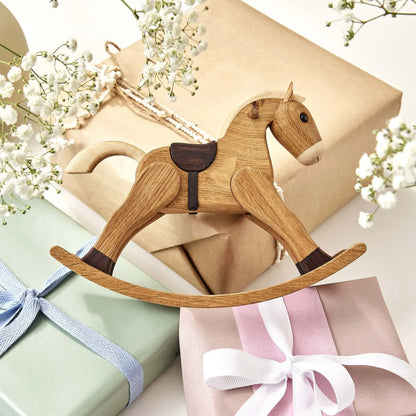 Spring Copenhagen The Rocking Horse Trädekoration 13,5 cm, Ek