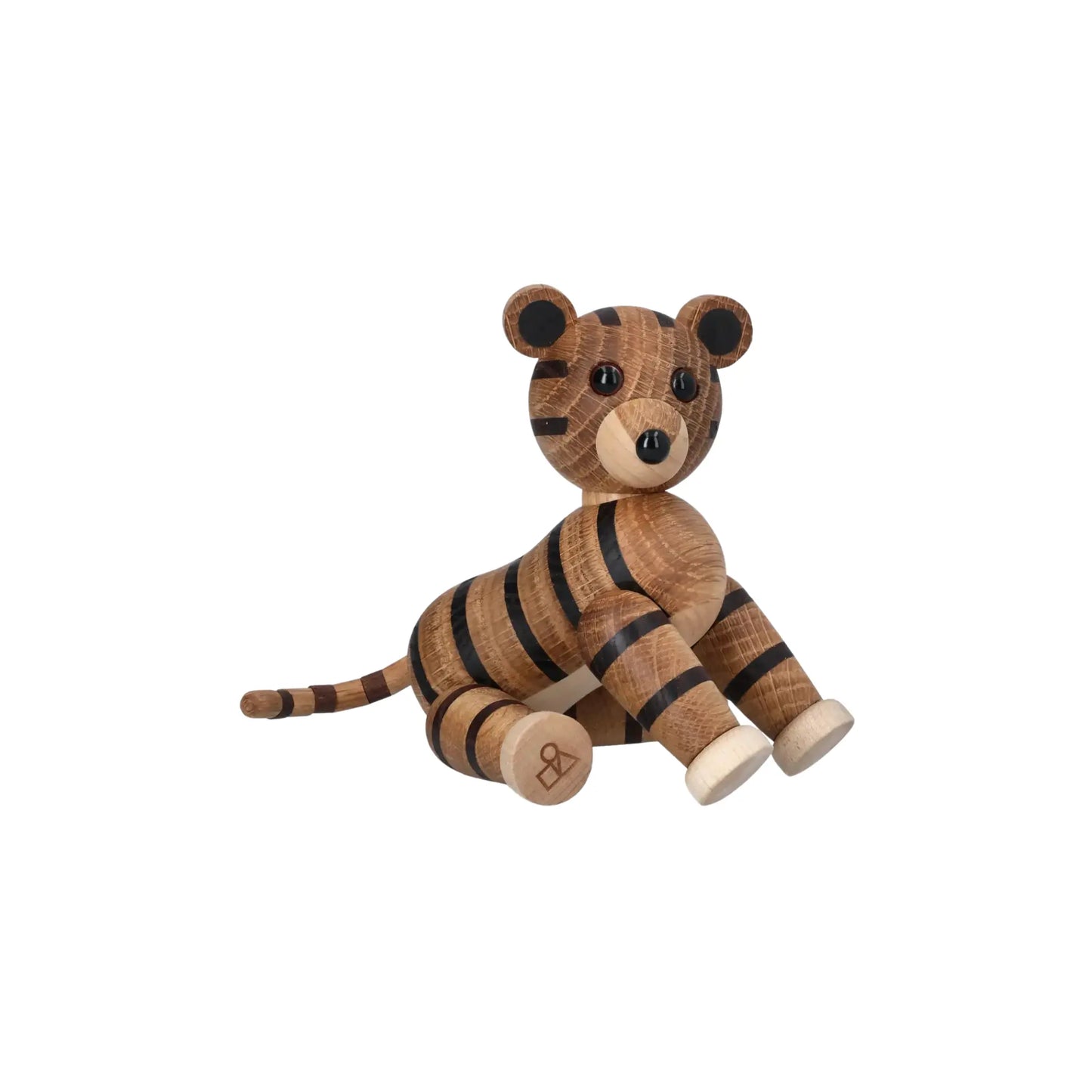 Spring Copenhagen Shiva Tiger Trädekoration 12 cm, Ek