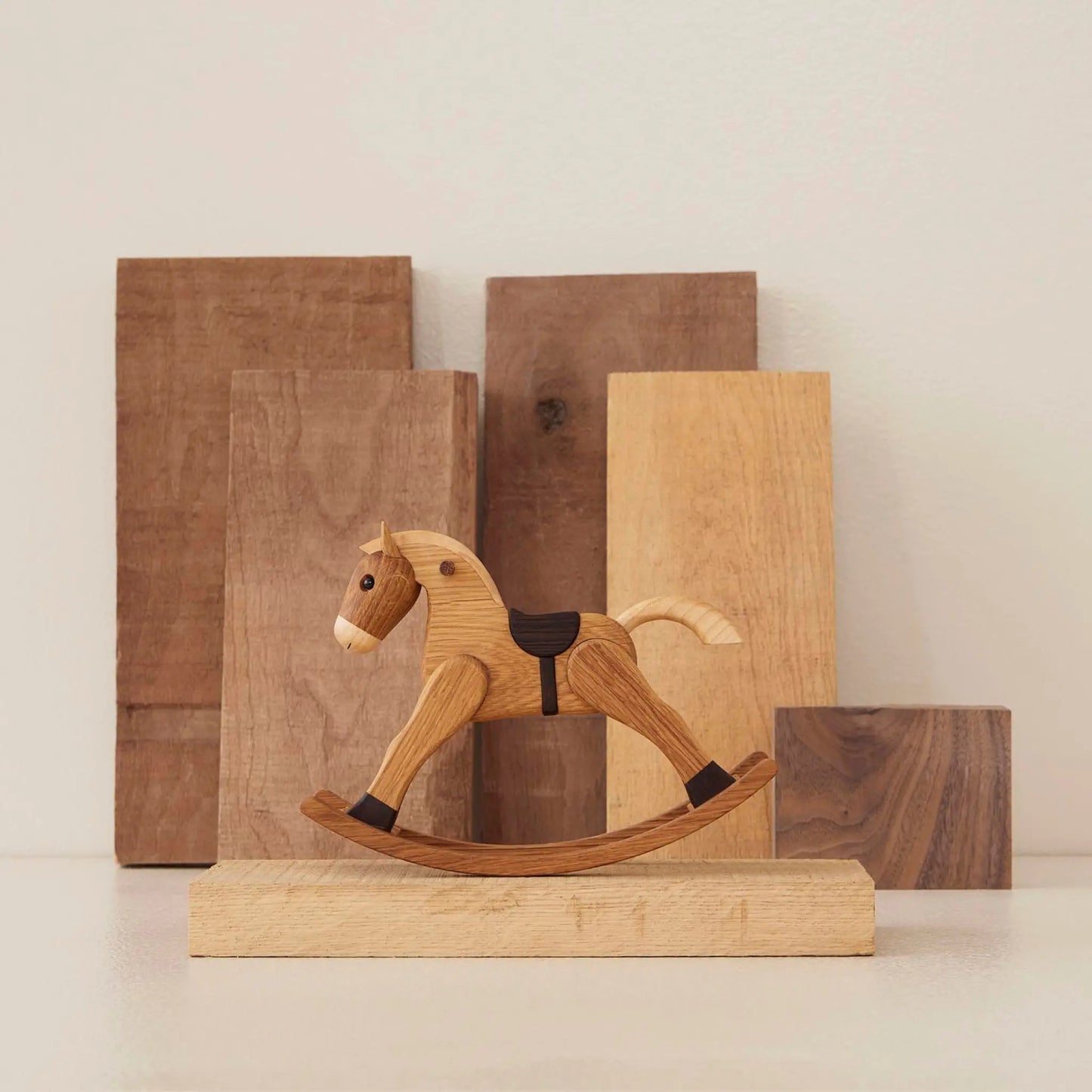 Spring Copenhagen The Rocking Horse Trädekoration 13,5 cm, Ek