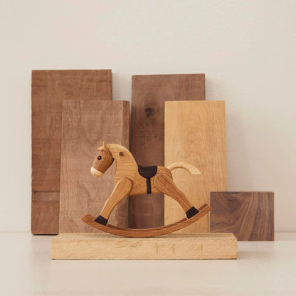 Spring Copenhagen The Rocking Horse Trädekoration 13,5 cm, Ek