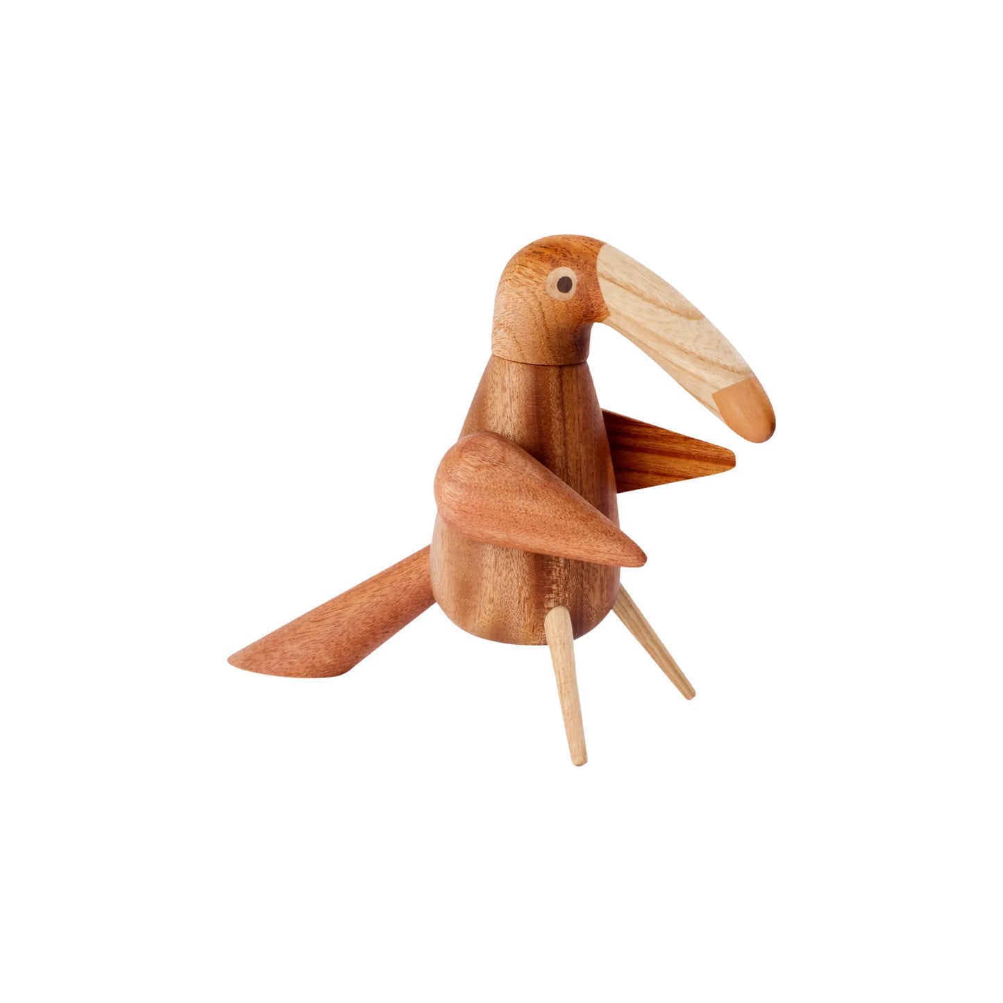 Spring Copenhagen Pepparkvarn The Pepper Bird Original 20,5 cm, Mahogny