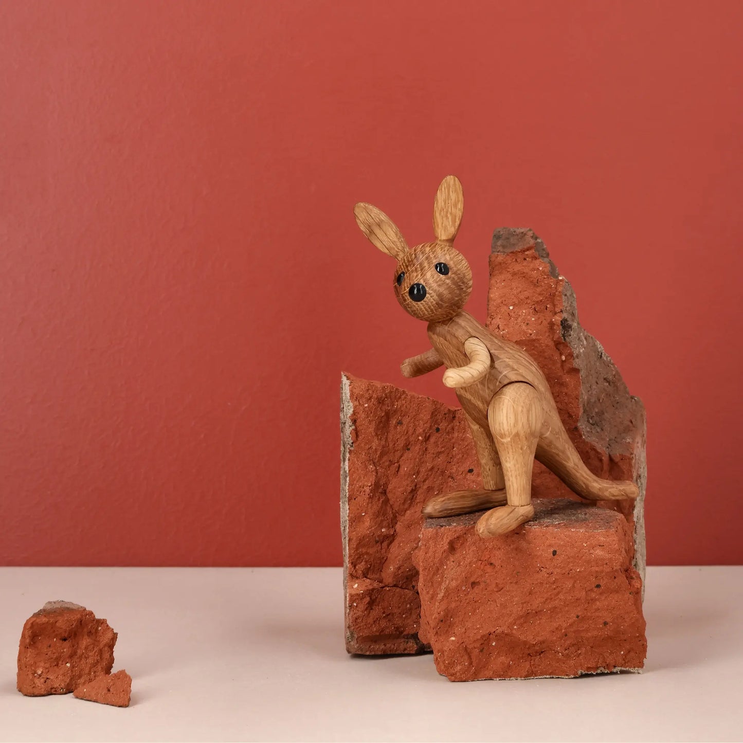 Spring Copenhagen Roo Känguru Trädekoration 11,5 cm, Ek