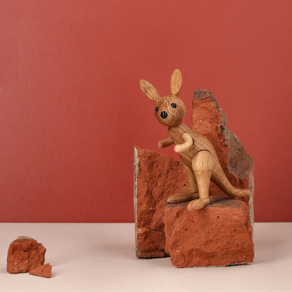 Spring Copenhagen Roo Känguru Trädekoration 11,5 cm, Ek