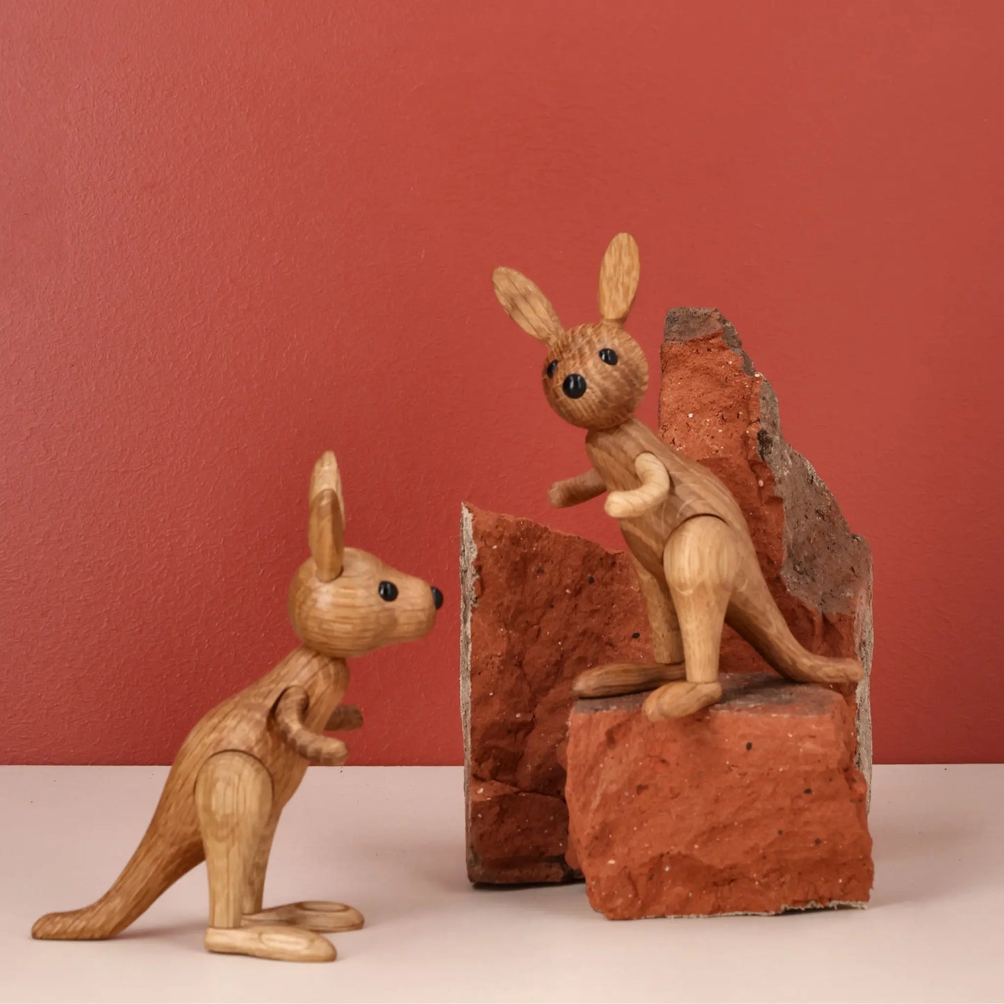 Spring Copenhagen Roo Känguru Trädekoration 11,5 cm, Ek