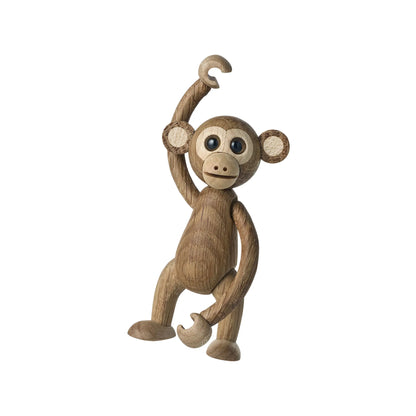 Spring Copenhagen Swing Monkey Trädekoration 8 cm, Ek