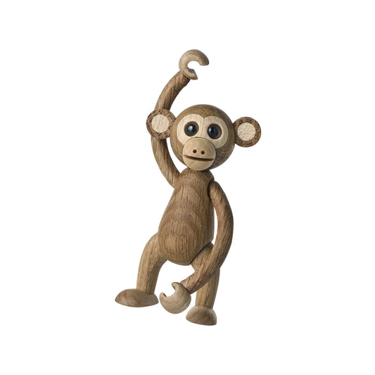 Spring Copenhagen Swing Monkey Trädekoration 8 cm, Ek