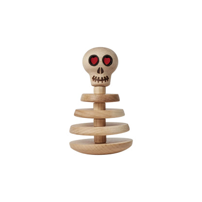 Spring Copenhagen The Skeleton Skelett Trädekoration 9,5 cm, Lönn