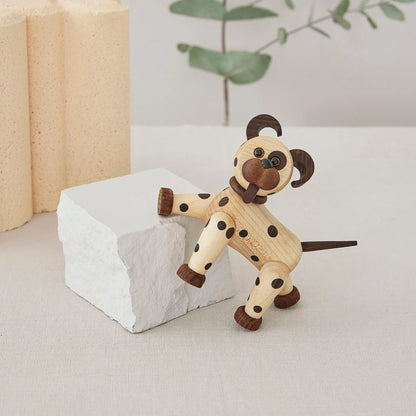 Spring Copenhagen Joy Hund Trädekoration 11 cm, Lönn
