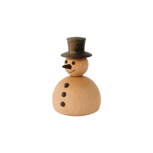 Spring Copenhagen The Snowman Trädekoration 9,4 cm, Bok/Ek