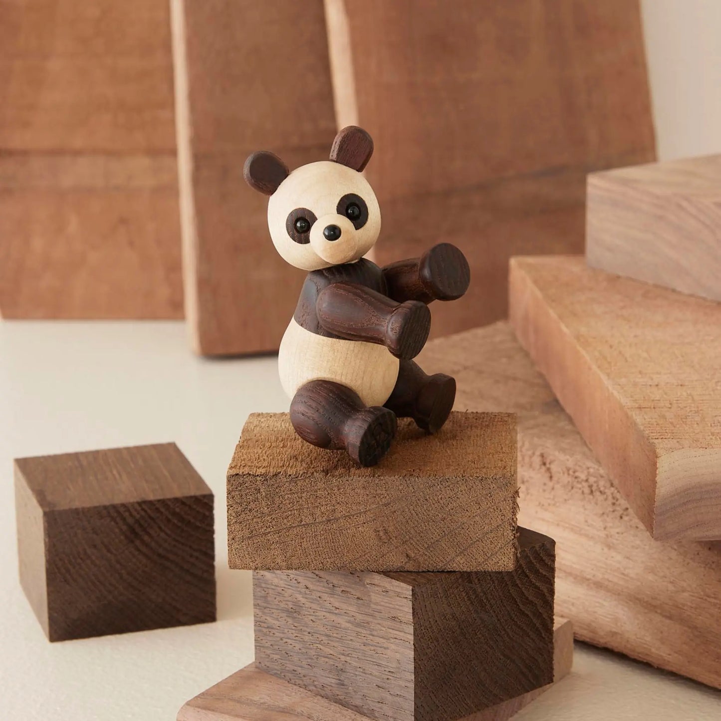 Spring Copenhagen Pixi Panda Trädekoration 9 cm, Lönn