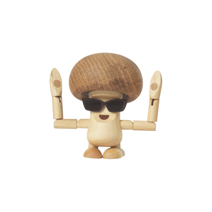 Spring Copenhagen Marvin Mushroom Trädekoration Svamp 8,5 cm, Lönn