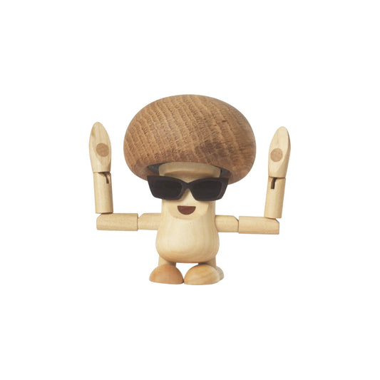 Spring Copenhagen Marvin Mushroom Trädekoration Svamp 8,5 cm, Lönn
