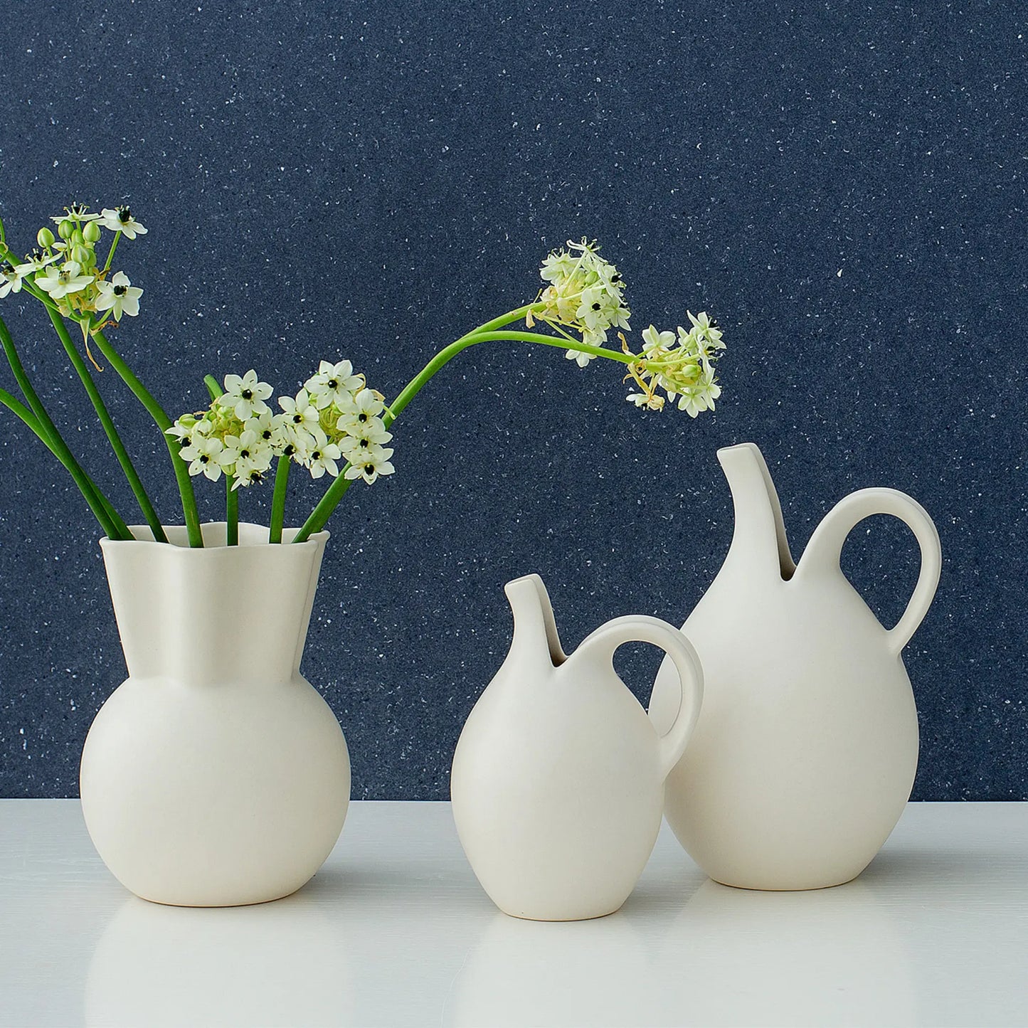 Spring Copenhagen Original Model No 64 Vattenkanna 24 cm, Vit
