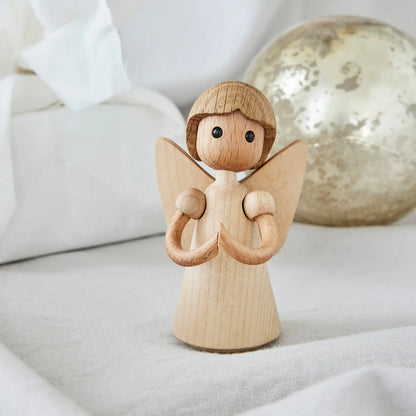 Spring Copenhagen Aura Angel Trädekoration 9 cm, Lönn