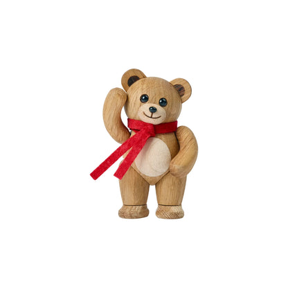 Spring Copenhagen Sneeze Teddybjörn Trädekoration 9,5 cm, Ek