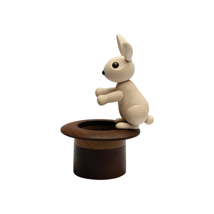 Spring Copenhagen The Magic Hat Kanin Trädekoration 9,5 cm, Lönn