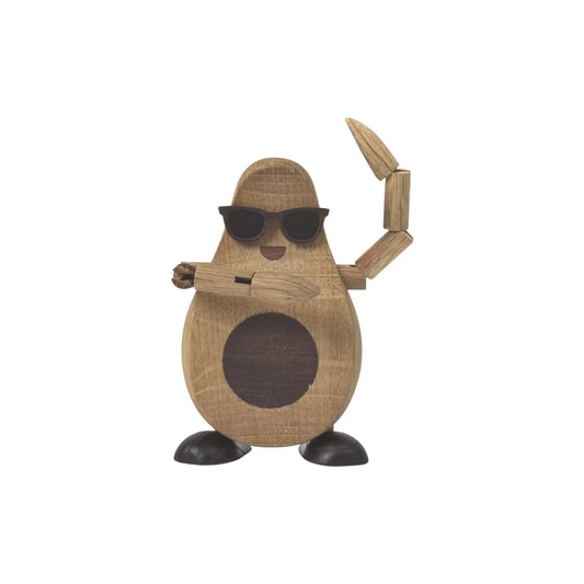 Spring Copenhagen Alfredo Avocado Trädekoration 9,5 cm, Ek