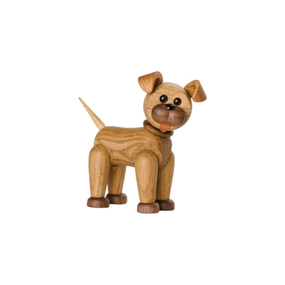 Spring Copenhagen Happy Dog Dekoration 13,5 cm, Ek