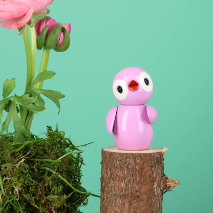 Spring Copenhagen Spring Birds Powerful Trädekoration 6,5 cm, Rosa