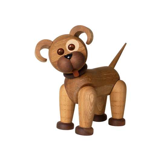 Spring Copenhagen Happy Hund Dekoration 38 cm, Ek