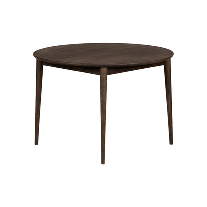Stenexpo Nyborg Matbord 110-150x75 cm, Massiv Rökoljad Ek