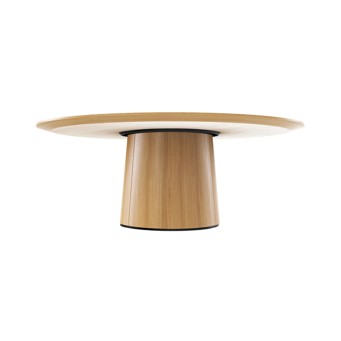 Ton P.O.V. Soffbord 475 Ø120 cm, Natural varnish