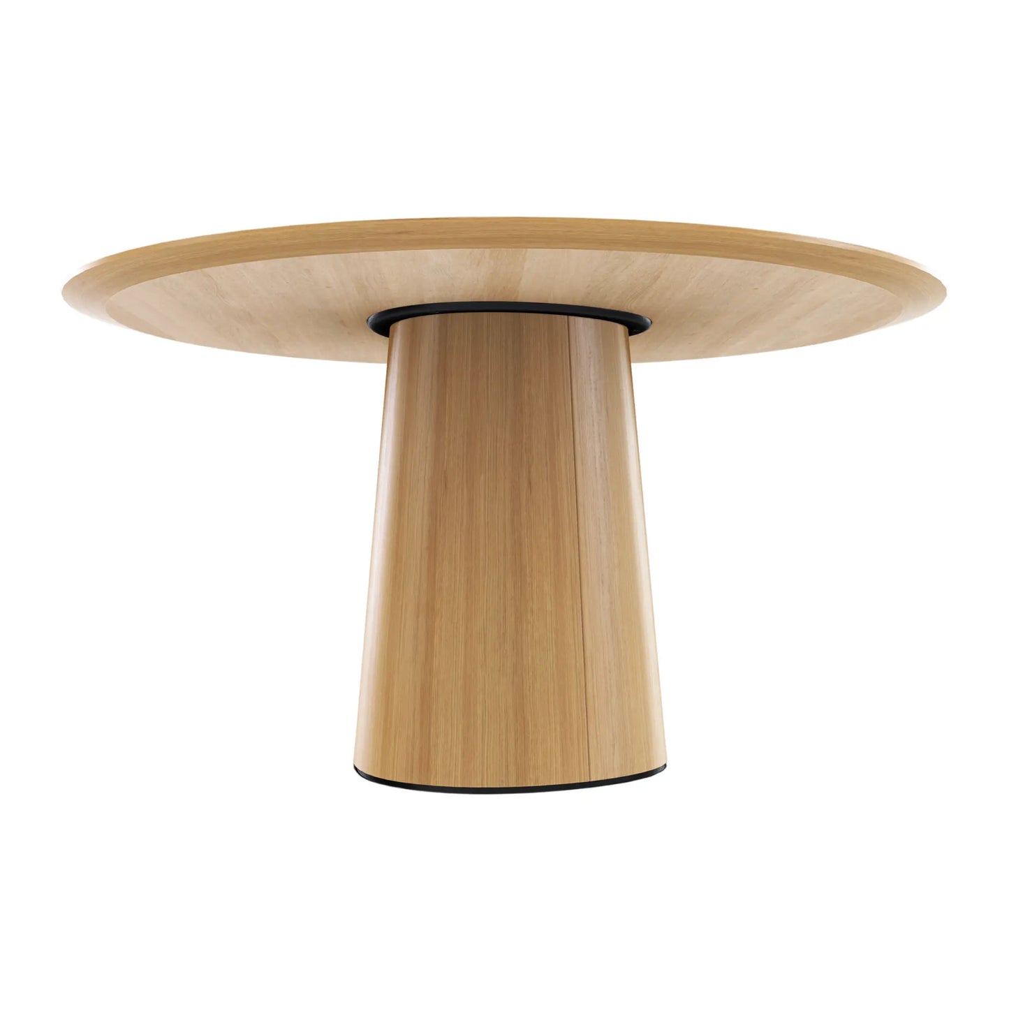 Ton P.O.V. Köksbord 462 Ø140 cm, Natural varnish