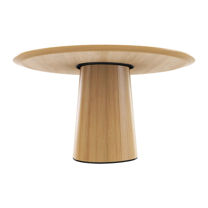 Ton P.O.V. Köksbord 462 Ø140 cm, Natural varnish