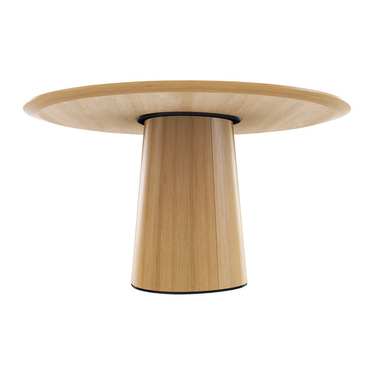 Ton P.O.V. Köksbord 462 Ø140 cm, Natural varnish