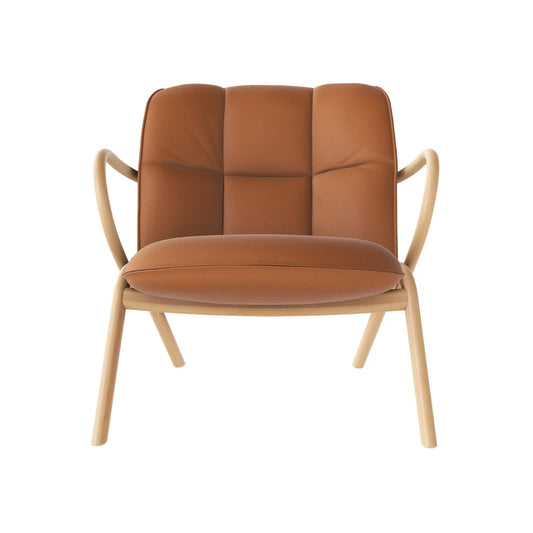 Ton Cissy Loungestol Low, Grain cognac 17