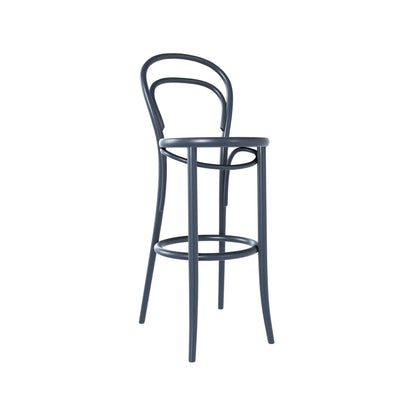 Ton 14 Barstol, Graphite Blue