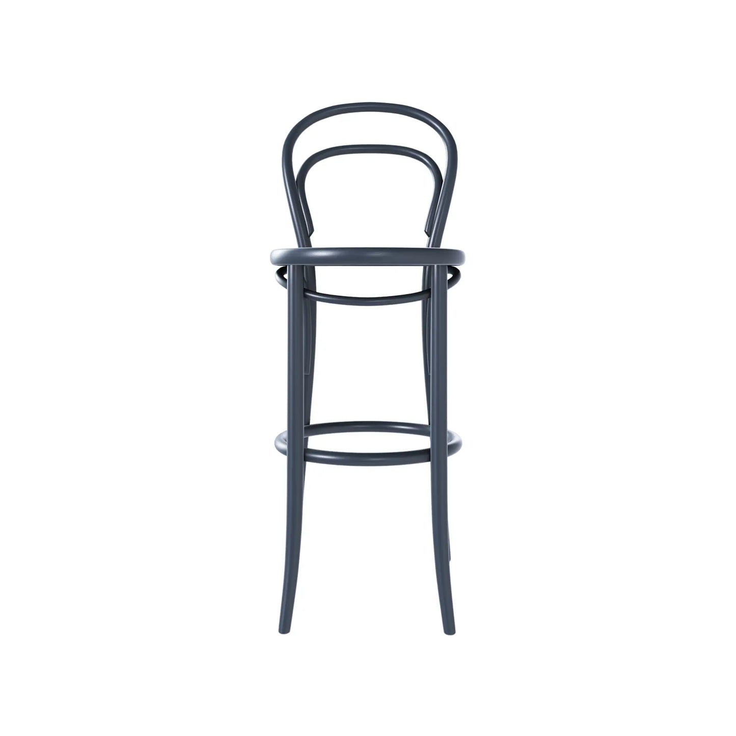 Ton 14 Barstol, Graphite Blue