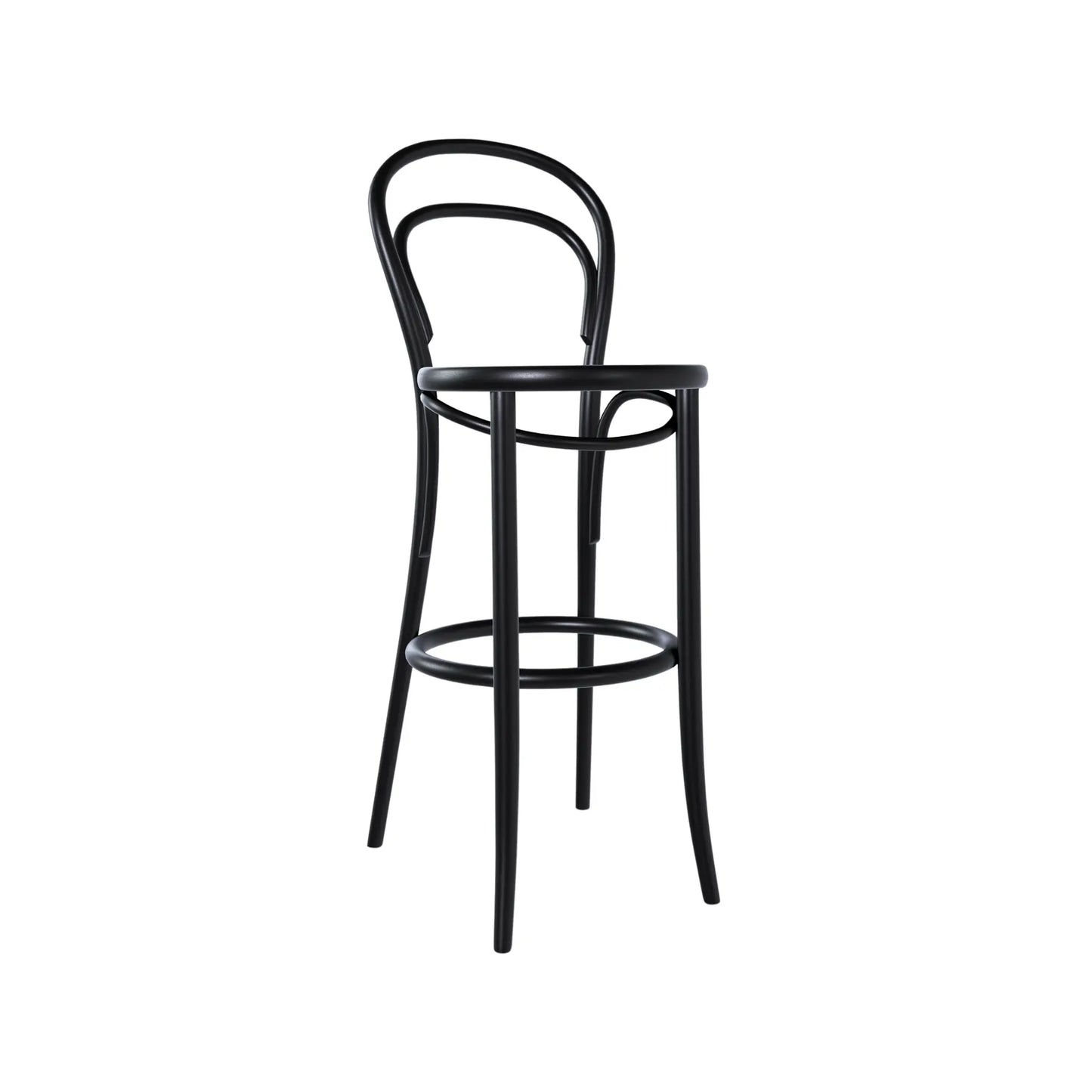 Ton 14 Barstol, Black Grain