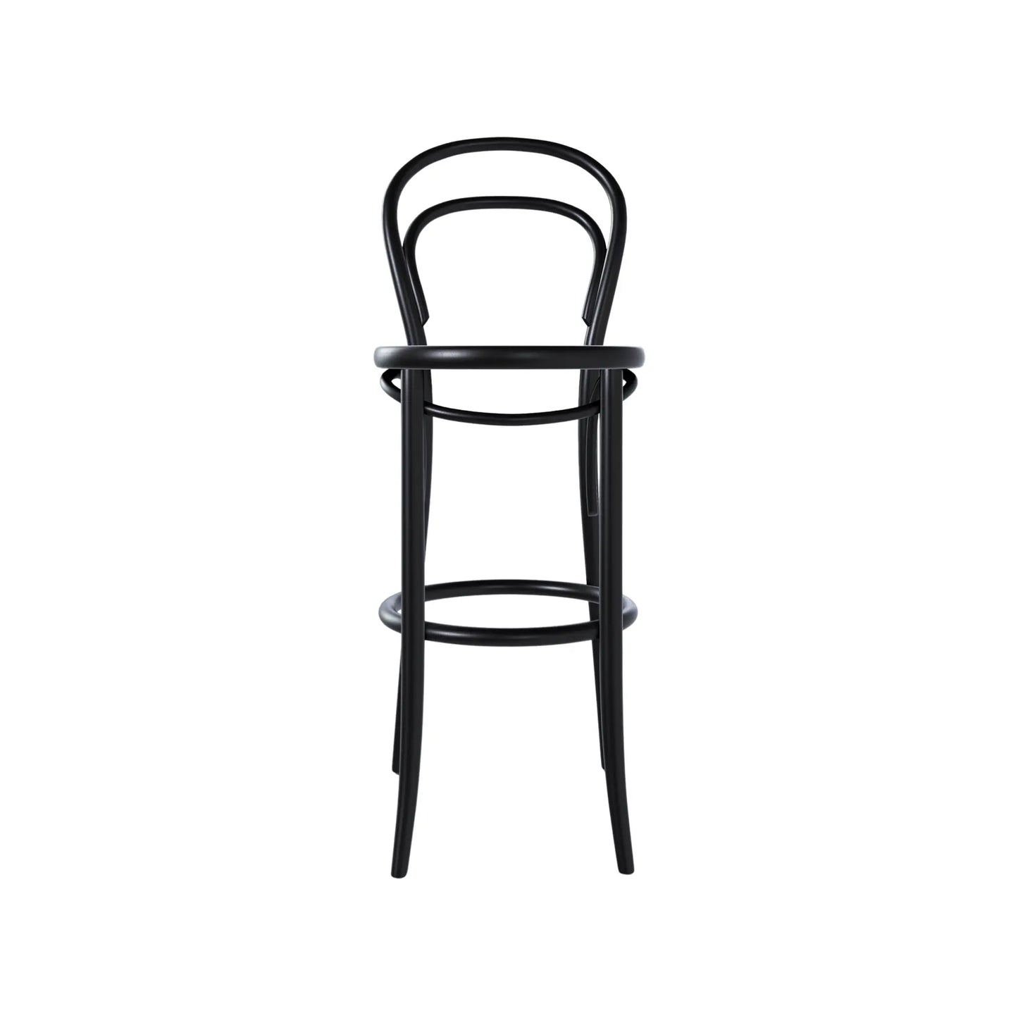 Ton 14 Barstol, Black Grain