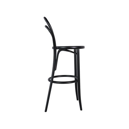 Ton 14 Barstol, Black Grain