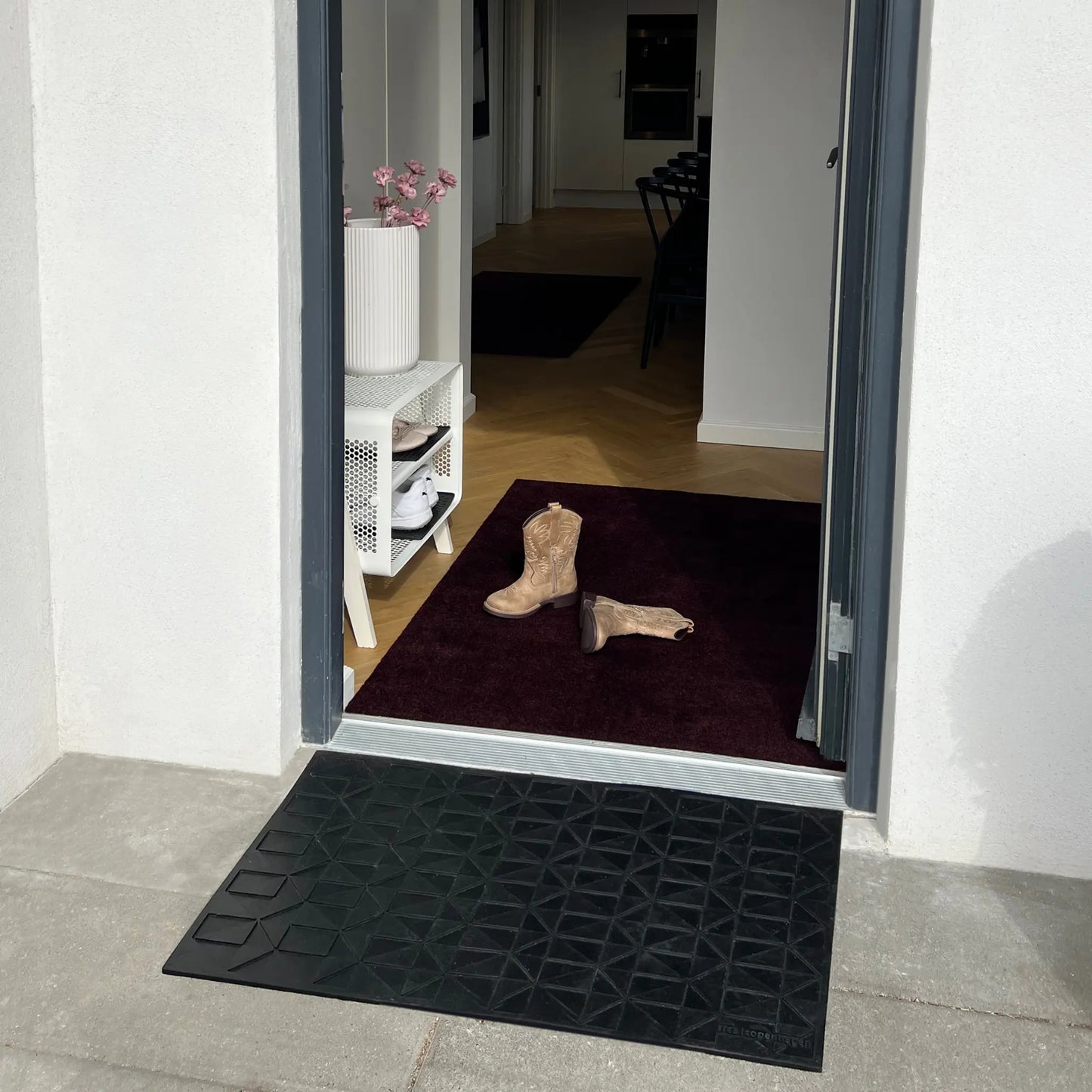 Tica Copenhagen Unicolor Matta 130x90 cm, Bordeaux